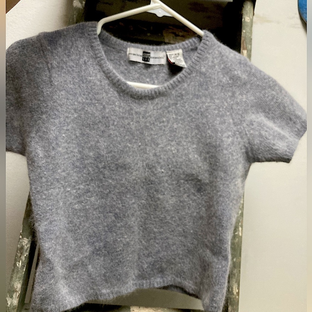 Vintage SmartSet Angora/ Lambswool Crop top